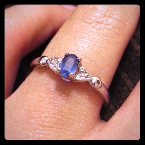 Zales Jewelry - Genuine Ceylon Sapphire ring